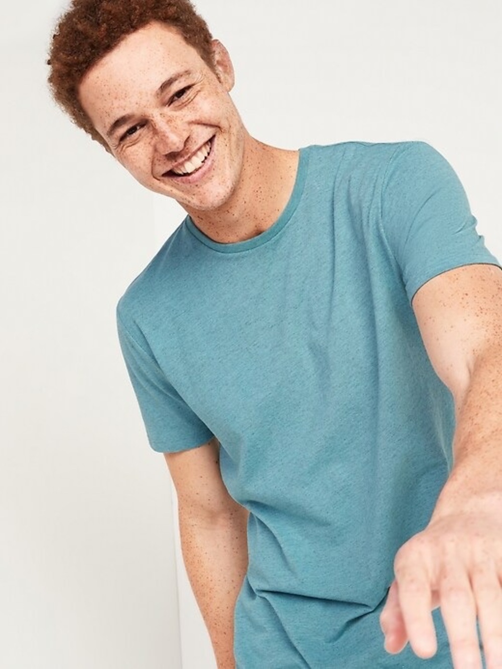 FREE w/ $10+ PURCHASE: Old Navy Soft-Washed Crew-Neck T-Shirt in Luminous Blue